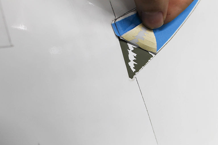 cheap car decals peeling off and damaging paint