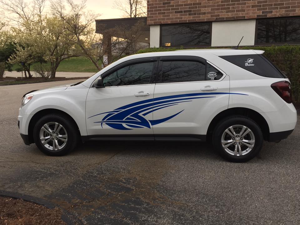 tribal comet vinyl suv decals