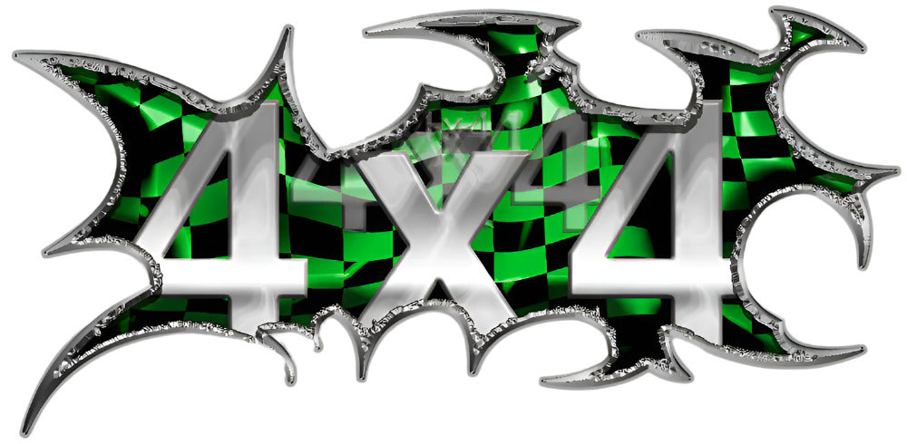 4x4 checkers decal for trucks