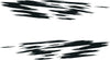 Chunky torn-paint Scratch Style 4 side stripe graphics for cars and trucks