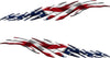 Patriotic Flamesurge side decals with flowing flame style shape