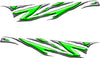 Razor Grid vinyl decal set for cars and trucks in green