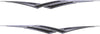 Viper Spear Stripes vinyl decal set for cars and trucks in metal style