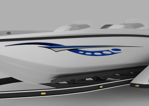 Cosmos Boat Stripe Decals for Boats | Xtreme Digital GraphiX