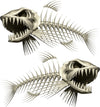 bone fish skeleton graphics kit for boat