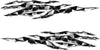 checkers rip decals kit , driver side and passenger side on white background