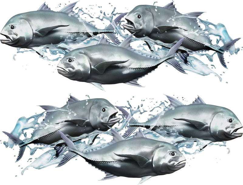giant travelly splash decals kit for boats