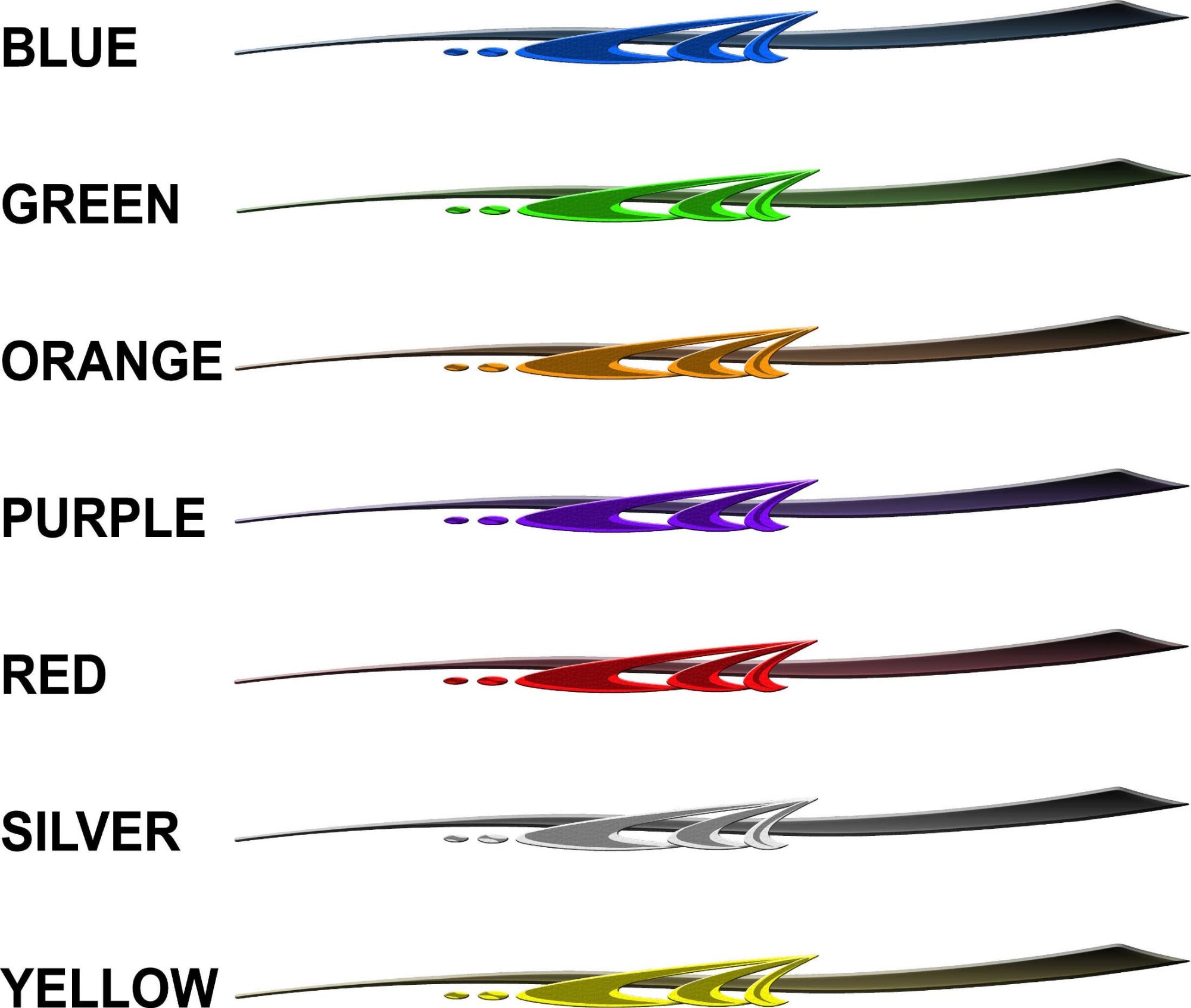 Northwest stripes boat vinyl decals | xtreme digital graphix