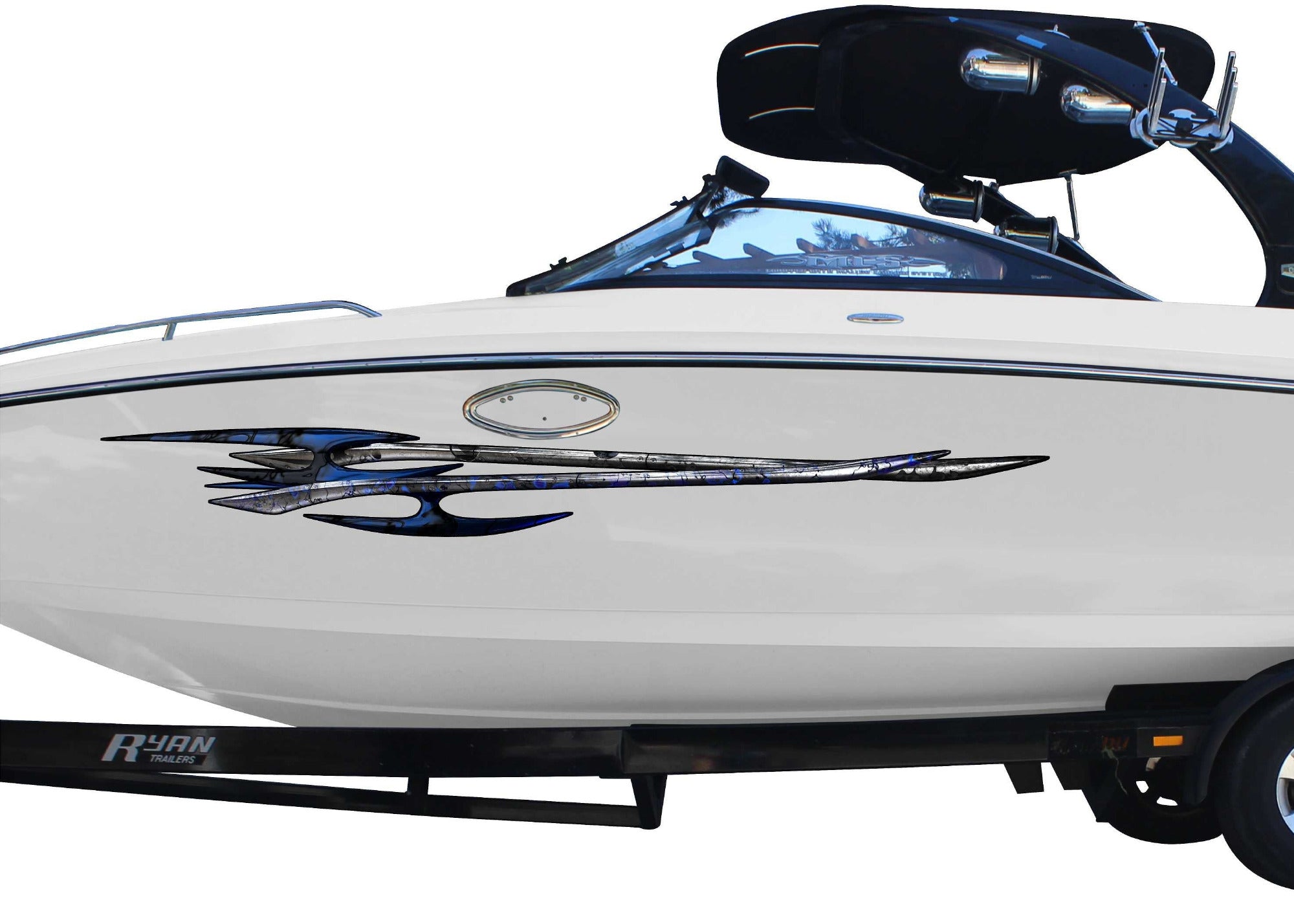 Tribal Edge Vinyl Boat Decals Set of 2 | Xtreme Digital GraphiX