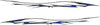 two sike carbon fibre decal stripes graphic kit