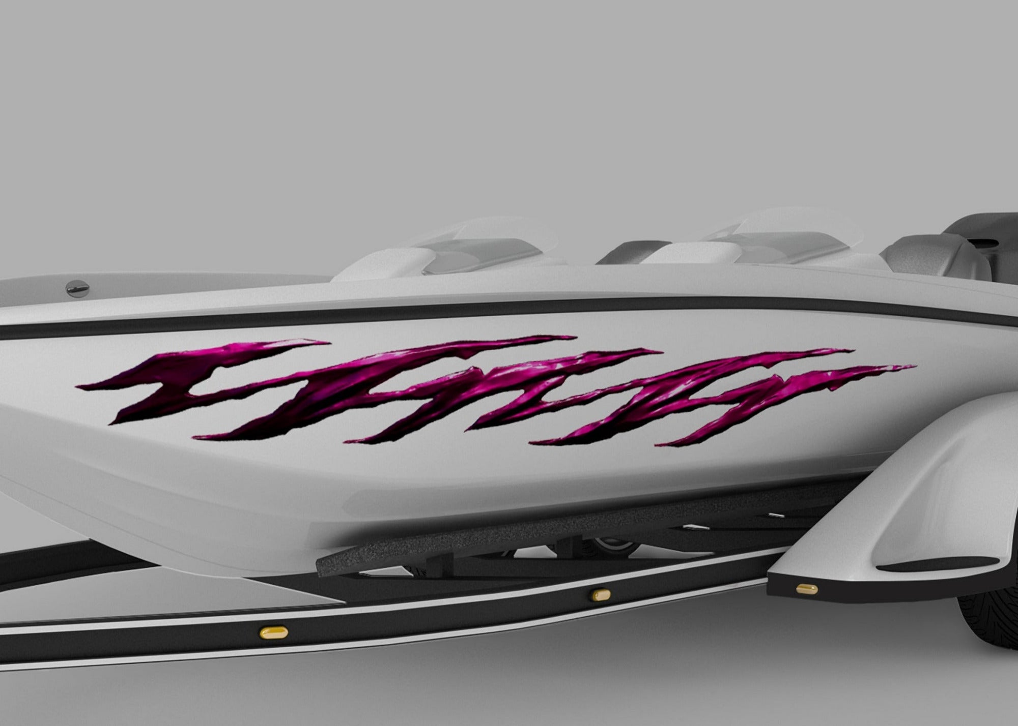 Jagged Side Boat Vinyl Decal – Set of 2 | Xtreme digital graphiX ...