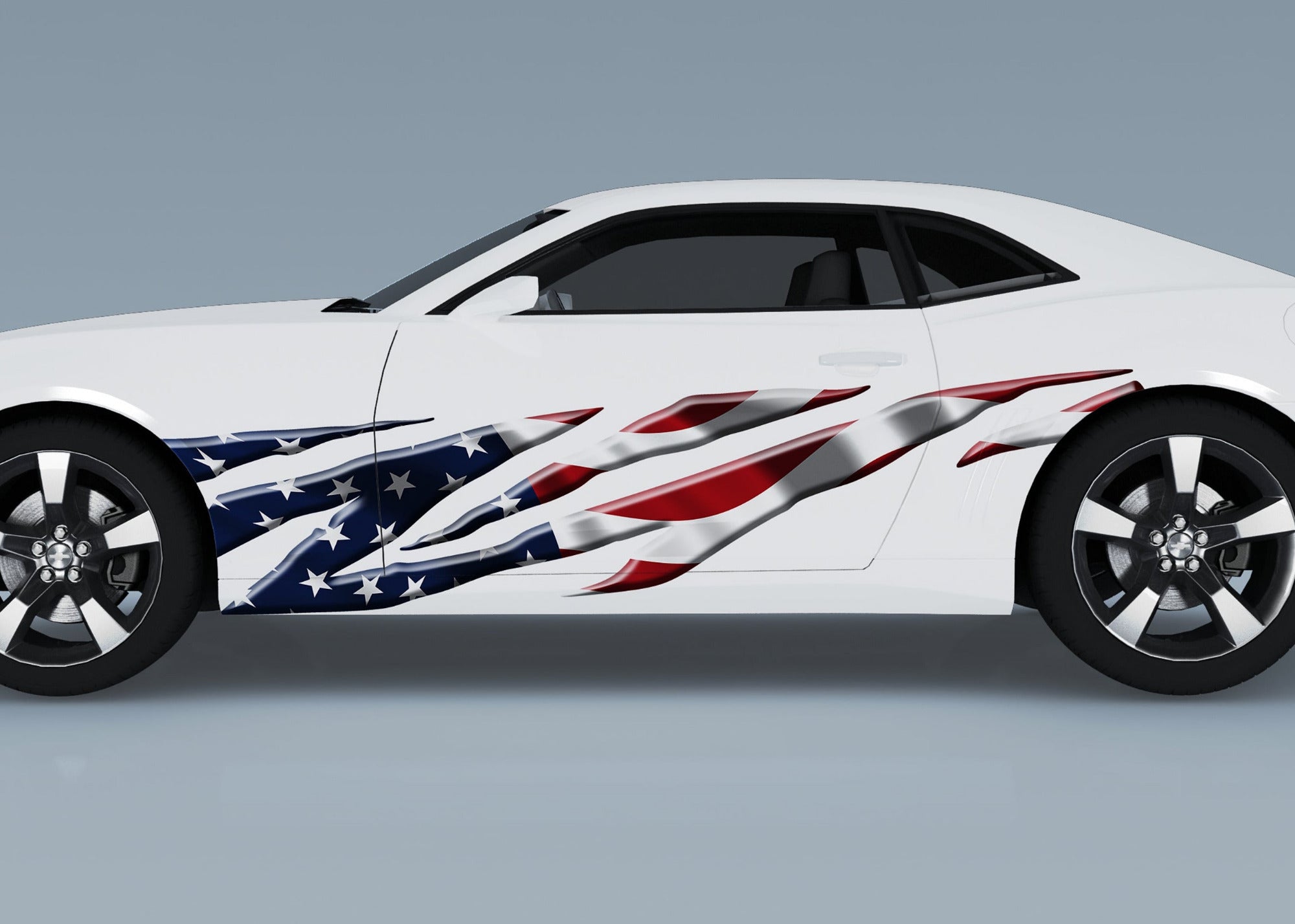 American Flag Razor Grid Decals for Cars & Trucks | Xtreme digital ...