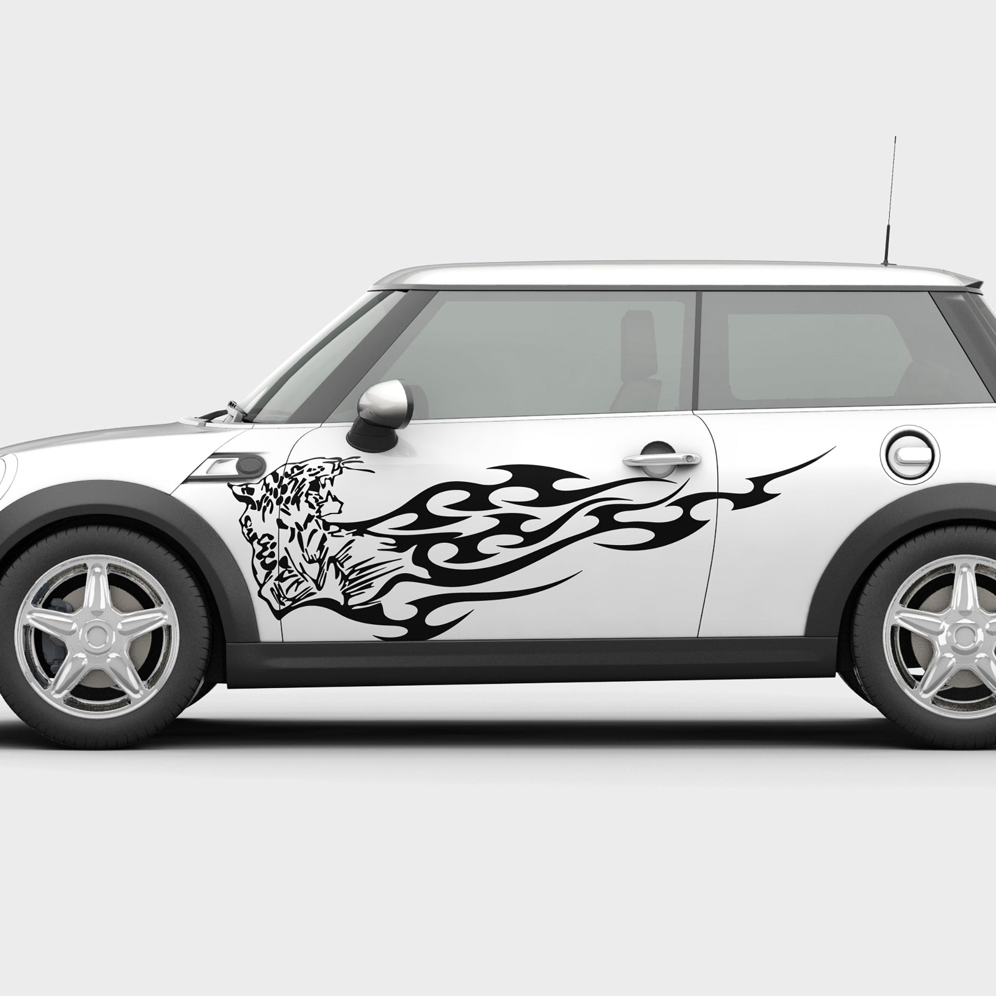 Leopard Flames Side Decals (Pair) 3–6 ft | Xtreme Digital GraphiX