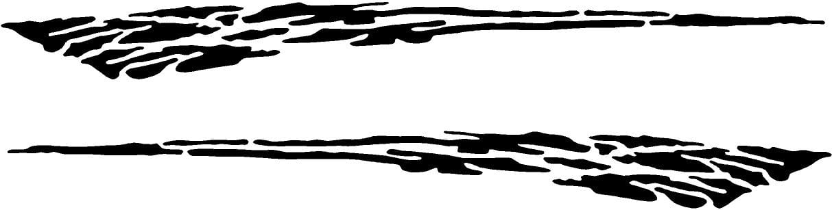 Splash decals on Cherokee jeep