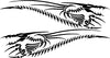 Dragon Skeleton Vinyl Cut Side Decals — Driver & Passenger Set Preview