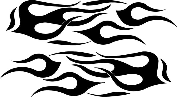 Flames vinyl decals for side of car & truck | Xtreme Digital GraphiX