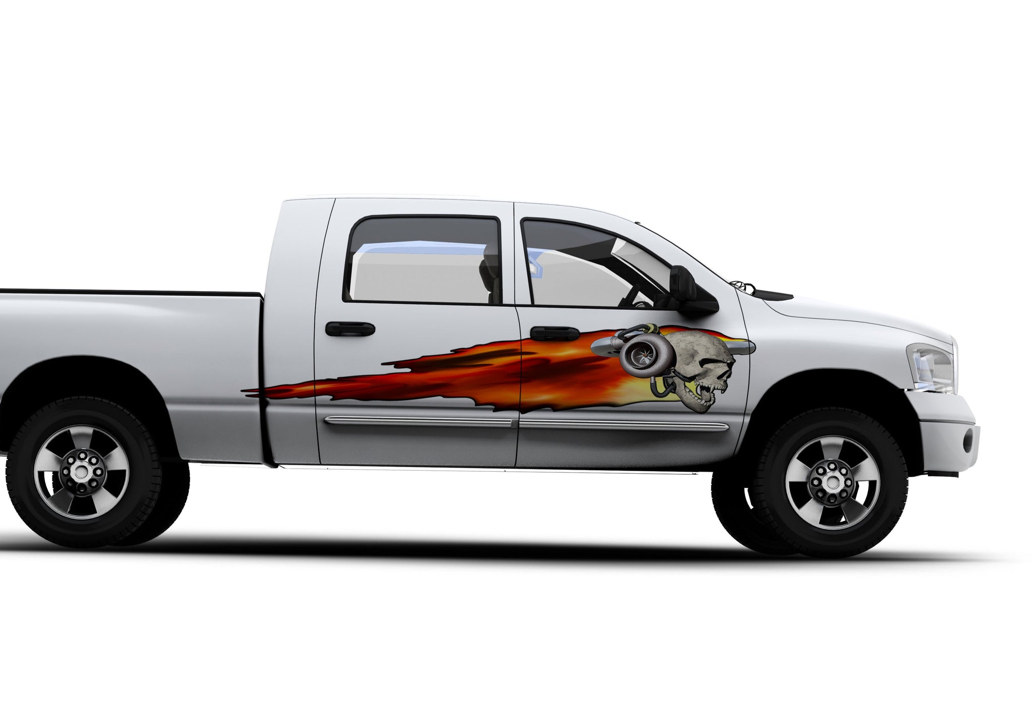 Stickers For Trucks ORACAL VINYL DECAL Flame DIY Hood Graphics Sticker ...