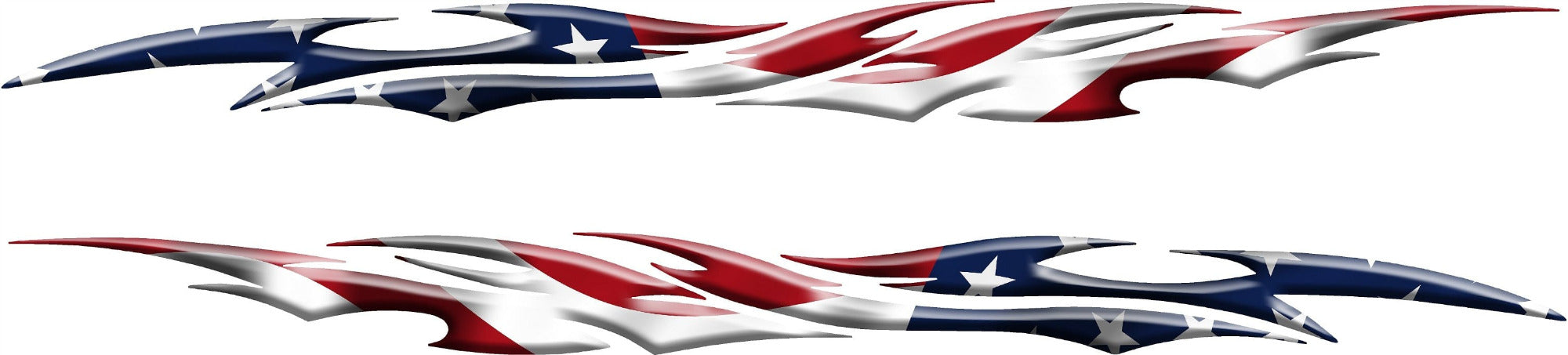 american flag vinyl stripes auto decals kit