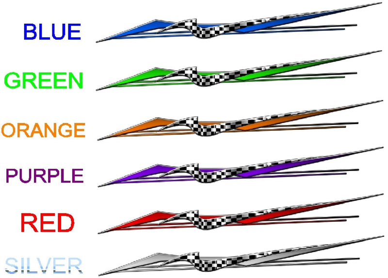 astro checkered flag decals available colors