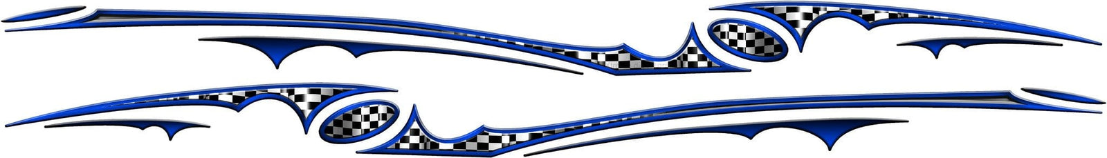 Checkers vinyl stripes for car racing