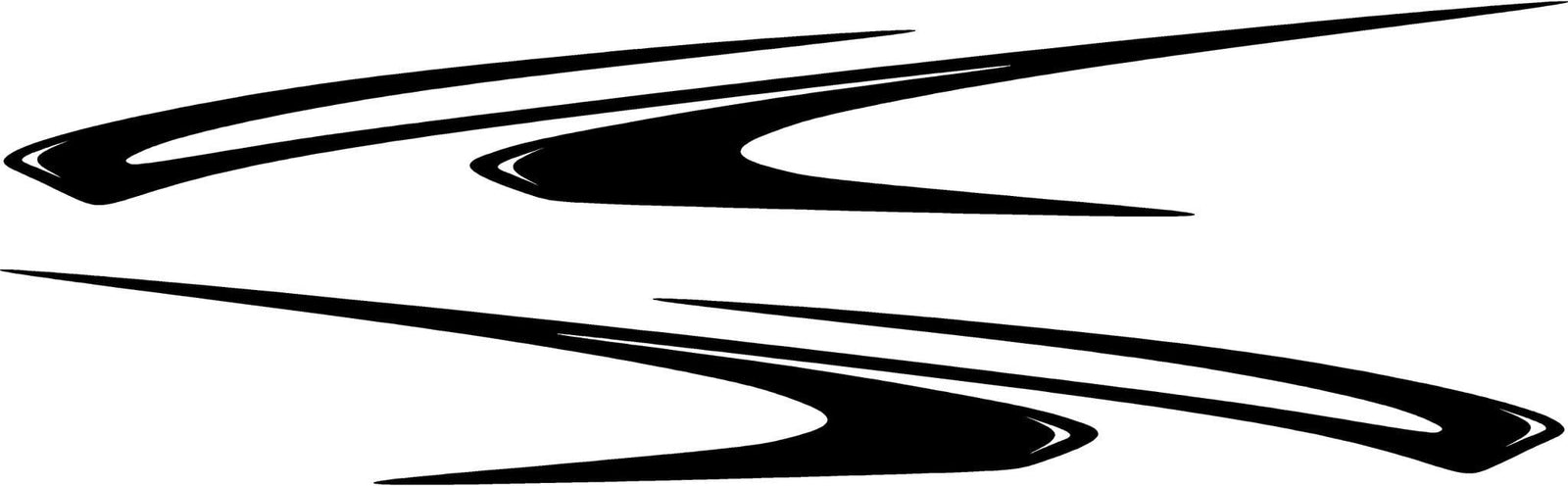 black vinyl stripes on car