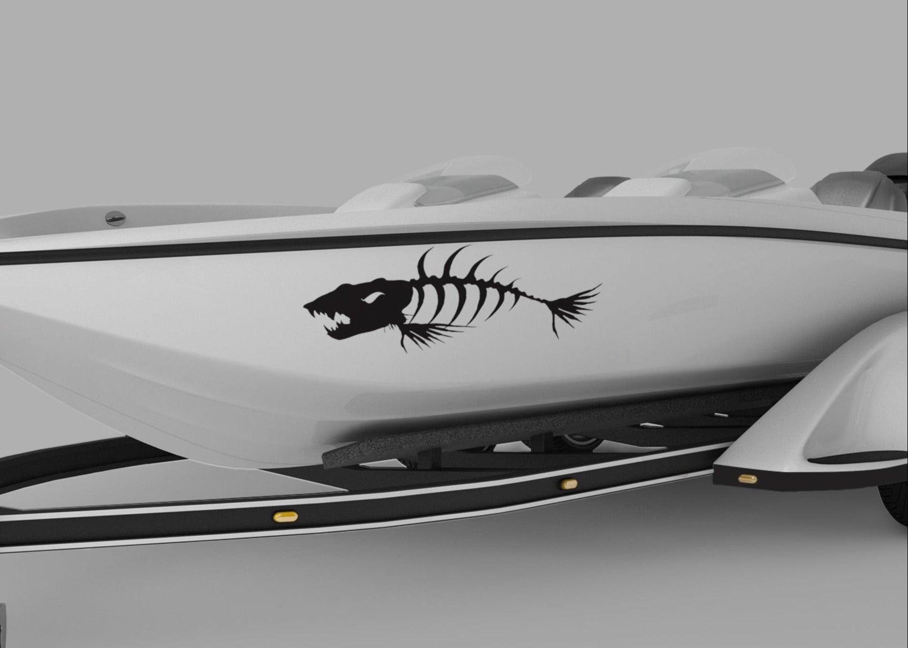 Fishbone Vinyl Decal