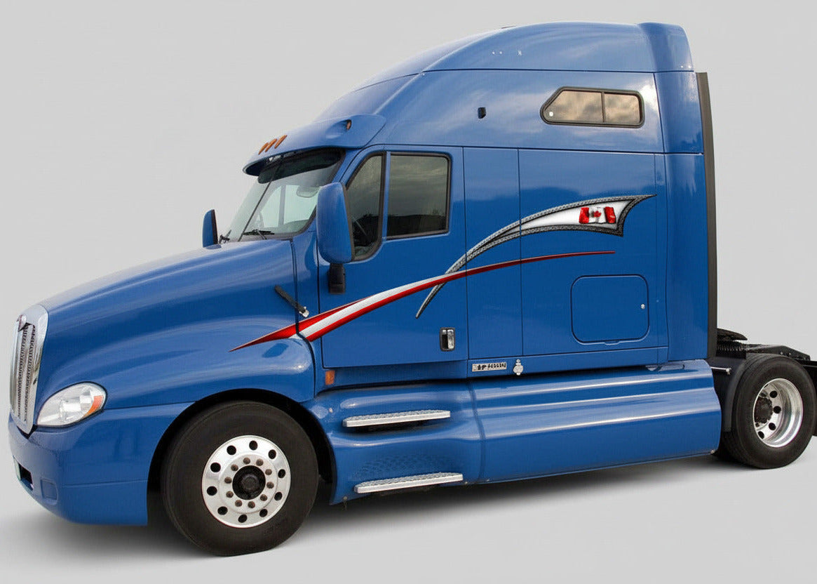 Canadian Flag Stripe Vinyl Decal for Trucks | Xtreme Digital GraphiX