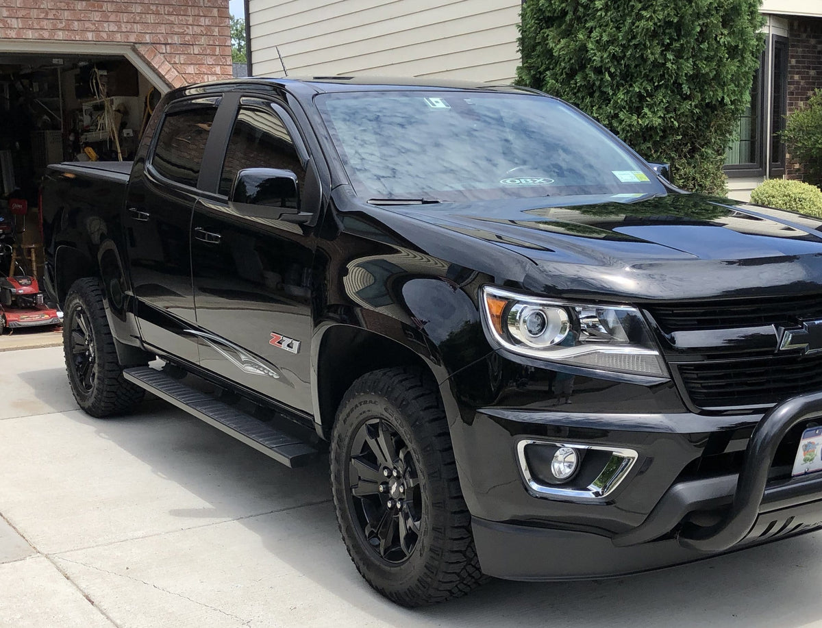 dillama vinyl stripes on chevy black truck