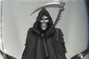 grim reaper vinyl graphics on car hood
