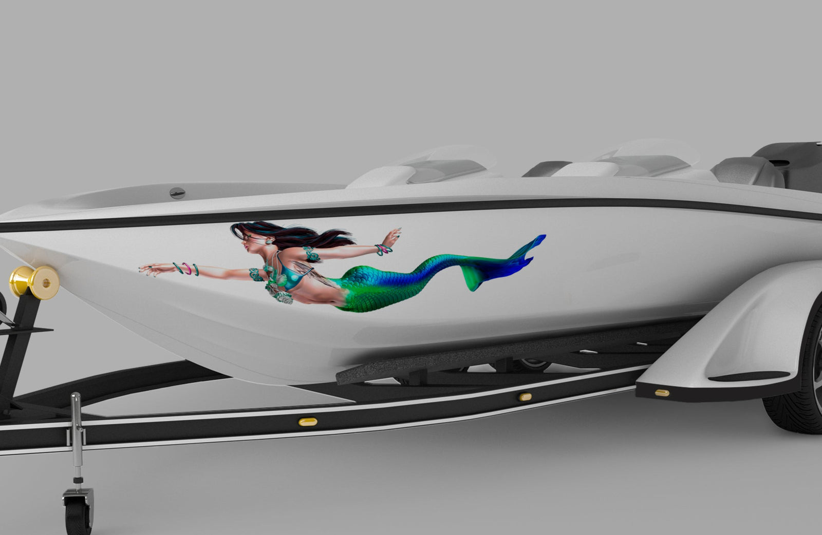 Boat Sticker 4X4 Land Cruiser Decal For Ski Body Decor Fish Bone