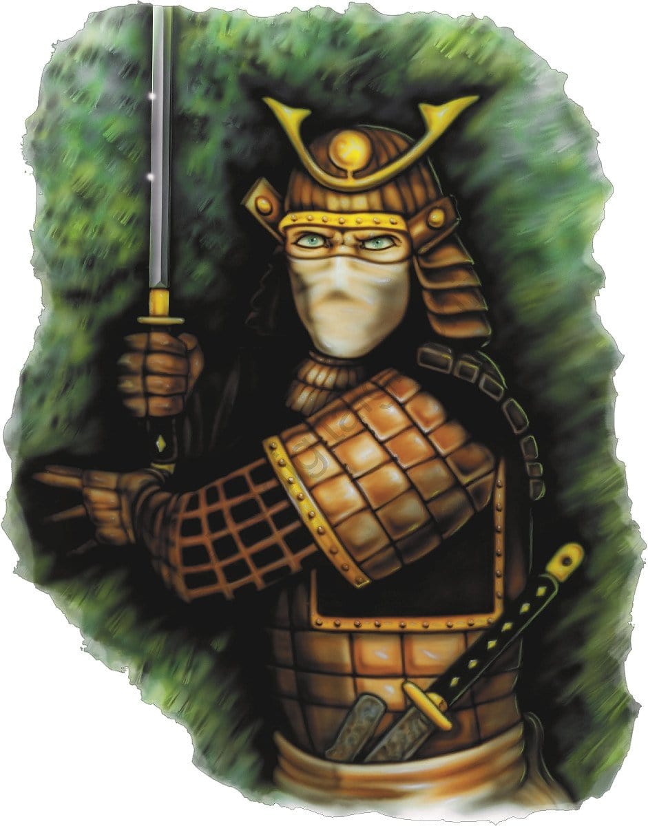 samurai vinyl decal for truck