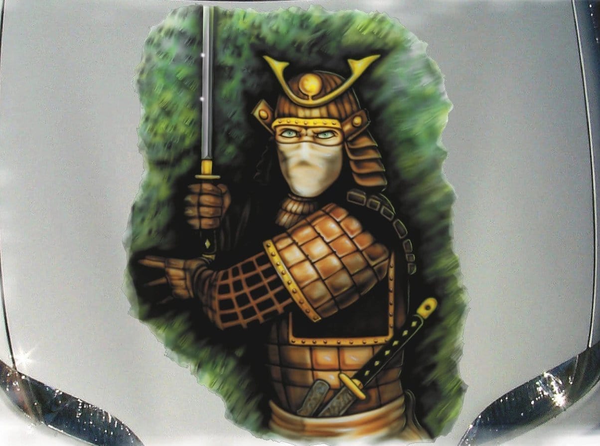 samurai vinyl decal for truck