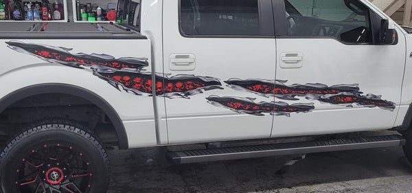 Skulls tears car truck side decals | Clearance | Xtreme Digital GraphiX
